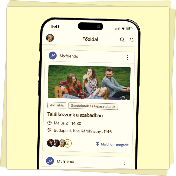 Myfriends alkalmazás